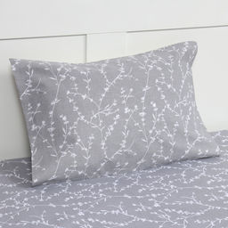 КПБ LoveLife 1.5 сп Ветви цв.серый 147*210,150*215,50*70 -1 шт,100% хлопок,бязь 120 г/м2 102237  фото 2