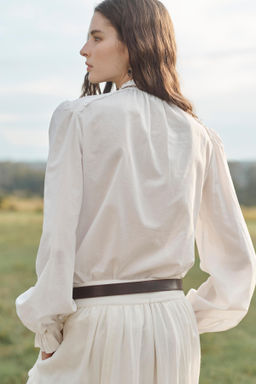 LIMITED EDITION PLEATED SHIRT - Zara фото 4