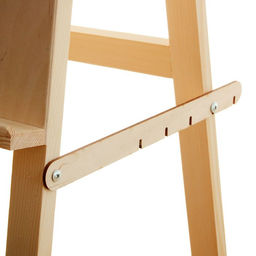 Мольберт тип «Хлопушка», 120×60×65 см, планшет 60×60 см, неокрашенное дерево, Calligrata