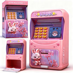 Копилка "Учимся копить" (свет, звук) в коробке