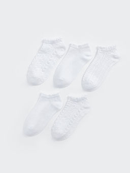 Desenli K?z ?ocuk Patik ?orap 5li