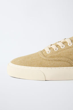 LACE-UP PLIMSOLLS - Zara фото 11