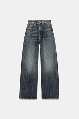 TRF EXTRA WIDE-LEG HIGH-WAIST JEANS - Zara фото 6
