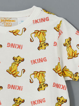 Aslan Kral Bask?l? Erkek ?ocuk ?ortlu Pijama Tak?m