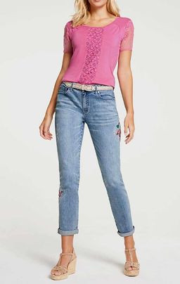 Блузка, малиновая - Linea tesini фото 2