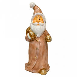 Скульптура-фигура для сада из полистоуна "Дед мороз с мешком подарков в правой руке" h62см (Россия) Скульптура-фигура для сада из полистоуна "Дед мороз с мешком подарков в правой руке" h62см (Россия)