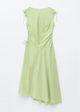 Vestido midi drapeado asim?trico - H&m фото 2