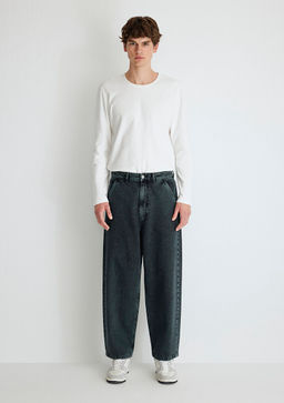 Bern MV91 Street Puslu Vintage Antrasit Jean Pantolon - Mavi фото 4