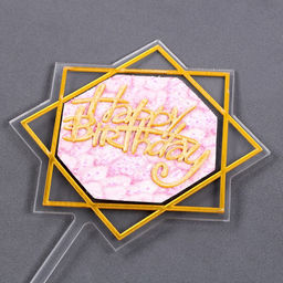 Набор для украшения торта: топпер С днём рождения, 1 шт., 10 свечей - Страна карнавалия фото 4