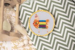 Набор для вышивания PANNA Живая картина JK-2189 Брошь. Лама 5.5 х 5.5 см