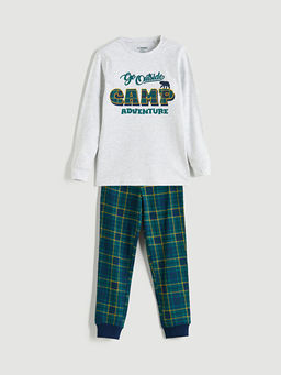 Bisiklet Yaka Erkek ?ocuk Pijama Tak?m?