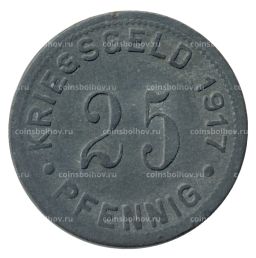 25 пфеннигов 1917 года Германия  Нотгельд (Мюнстер)