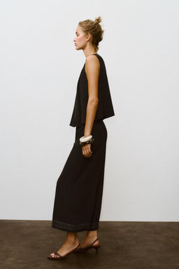 PIN TUCK TOP WITH HARDWARE - Zara фото 13