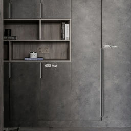 Ручка торцевая CAPPIO RT002, L=1000 мм, м/о 960 мм, цвет серый