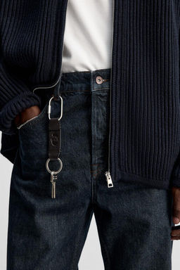 LOBSTER CLASP LEATHER KEY RING