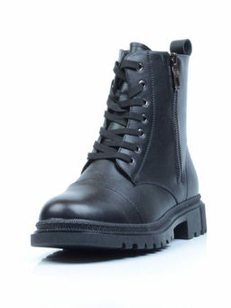 01-5257-1 BLACK Ботинки демисезонные (натуральная кожа, байка) - No name фото 6