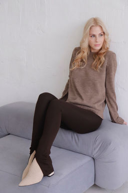 11174 Леггинсы тёмно-коричневые - Martichelli фото 9