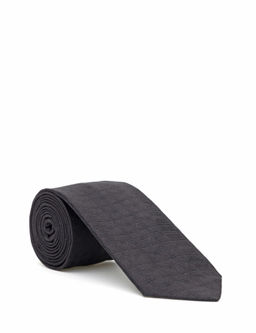 Черный шелковый галстук - Cacharel фото 7