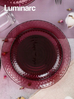 Набор столовый ИДИЛЛИЯ ЛИЛАК 16пр со стаканами РОМБ ЛИЛАК 330мл арт.S1301 /Люминарк/ - Luminarc фото 3