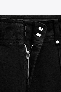 JEANS ZW COLLECTION TAILORED WIDE LEG TIRO ALTO / Negro - Zara фото 10