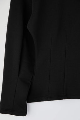 Ac?k Sar? Kal?n Sardonsuz Belden Oturmal? Bisiklet Yaka Orme Sweatshirt TWOAW26SW00068 - Trendyolmilla фото 10