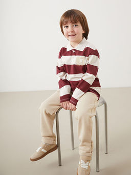 Polo Yaka Erkek ?ocuk Ti??rt ve Pantolon 2li