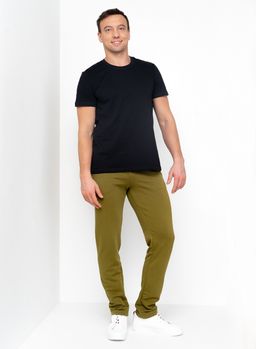 Брюки футер 3-х нитка петля  .арт.653/2-2,хаки - Binita фото 2