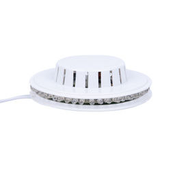 Светодиодный светильник-проектор ULI-Q304 2,5W/RGB WHITE. Напольный. Серия DISCO, многоцветный. Горизонтальная проекция. ТМ VOLPE. Кабель с вилкой, 220В. Цвет корпуса - белый.