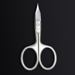 Ножницы маникюрные «Premium», загнутые, широкие, заострённые, 9.5 см, на блистере