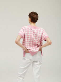 Жилет с орнаментом гусиные лапки - Incity фото 3