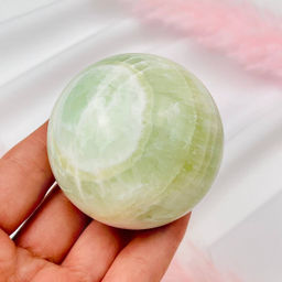 Радуга Самоцветов Шар из Кальцита Фисташковый