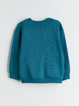 Bisiklet Yaka Erkek ?ocuk Sweatshirt