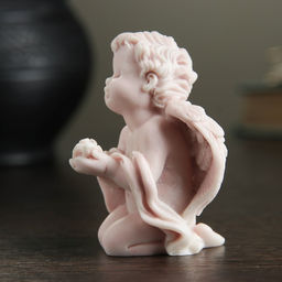 Сувенир «Ангел с розами сидящий» 6.2 см