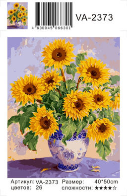 Картина по номерам на холсте и подрамнике 40х50 см