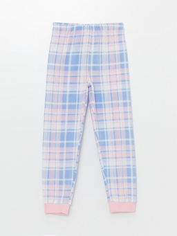 Beli Lastikli Ekose Polar K?z ?ocuk Pijama Alt