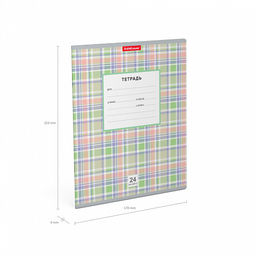 Цена за 160 шт. Тетрадь школьная ученическая ErichKrause Новая шотландка, 24 листа, клетка (в плёнке по 10 шт.) фото 21