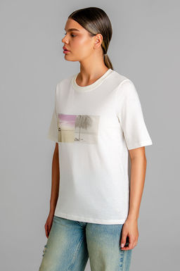 Арт. 31109 Футболка женская 44-52 (5 шт) Цвет:молочный - Калинка фото 18