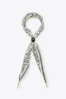STONE COTTON PRINTED BANDANA - Zara фото 3