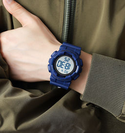 Часы наручные Skmei мужские электронные спортивные 2081blue-white