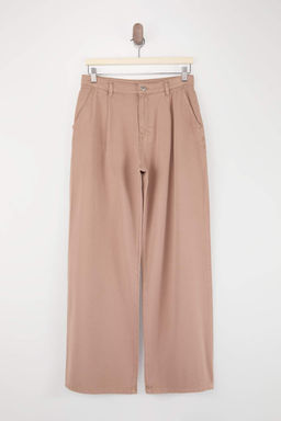 Tas DOKUMLU Tencel Kar?s?ml? Yuksek Bel Wide Leg Jeans TWOSS26JE00171 - Trendyolmilla фото 11