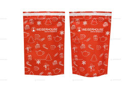 Пакет красный НГ WEISERHOUSE 250 гр, 1 уп*10шт.