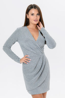 Мини-платье PL12 серебро - Argo exclusive фото 5