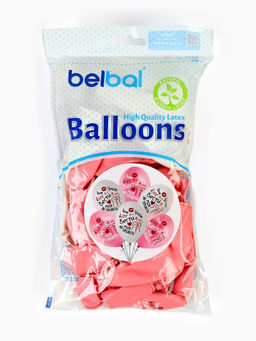 Воздушные шары латексные 14" Бести подруге, 50 шт.