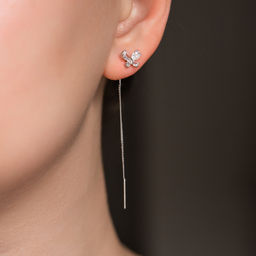 Серьги Арт. 3-4688-W - MyGemma фото 2