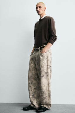ABSTRACT PRINT TROUSERS - Zara фото 9