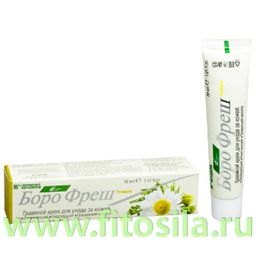 БороФреш - Ромашка травяной крем для кожи, 25 г