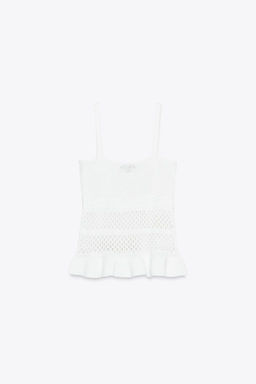 RUFFLED KNIT TOP - Zara фото 5