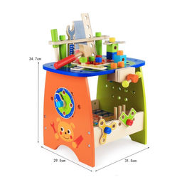 Игровой набор «Столярная мастерская», 89 деталей, 34.7×29.5×31 см