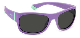 Солнцезащитные очки Polaroid Kids PLD 8064/S Фиолетовый, детские фото 3