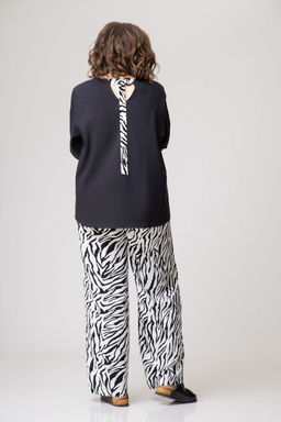 Костюм EVA GRANT 170 черный+принт зебра